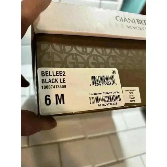 Giani Bernini Women's Memory Foam Bellee2 Black LE Booties Size 6M Classy Dressy - Picture 8 of 9